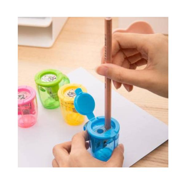 Deli Two holes Cup Pencil Sharpener 0551 1Pc