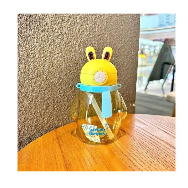 Lovely Bunnies Rabbit Design Water Bottle for Kids 600ml