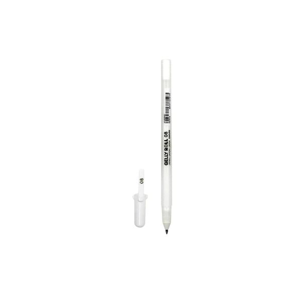Sakura Gelly Roll White Gel Pen 0.8mm